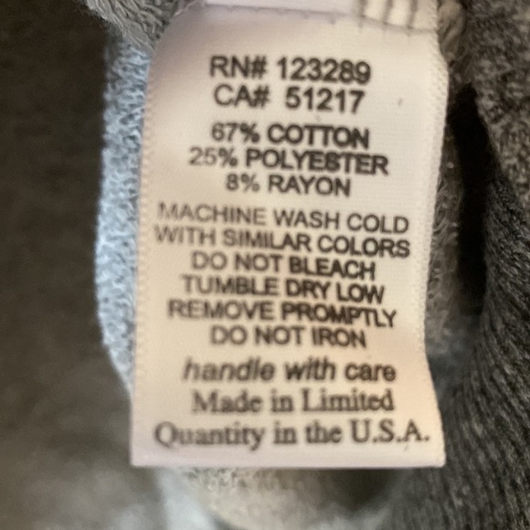 Lauren Moshi Sweat Shirt Size XS NWOT - Picture 5 of 7